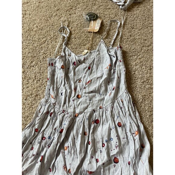 NWT Kindom Isabelle Multi-Tiered Zip able Layered Dress Planets Solar System - Picture 3 of 9